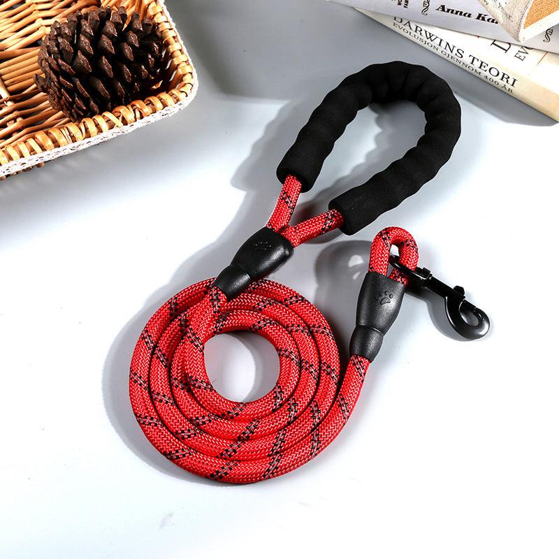 Nightglow Reflective Round Rope Dog Leash