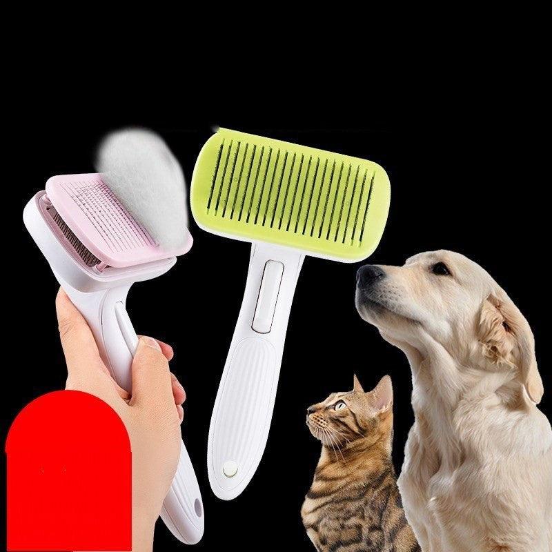 Automatic Pet Hair Brush Remover - Professional Grooming Tool for Dogs & Cats