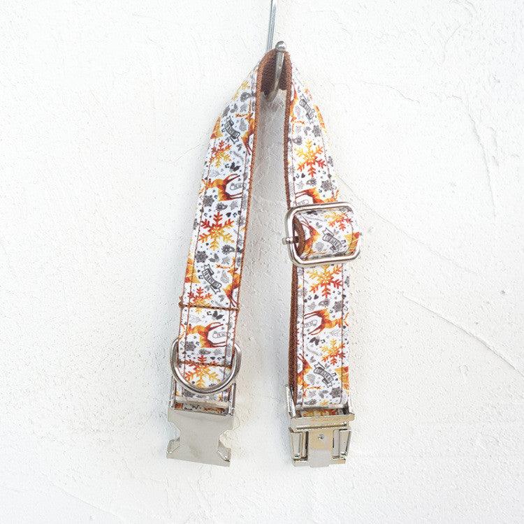 Shimmering Holiday Pet Collar