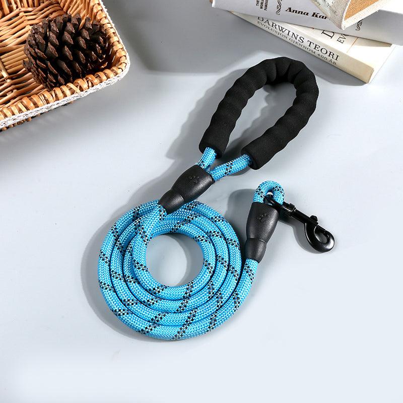 Nightglow Reflective Round Rope Dog Leash