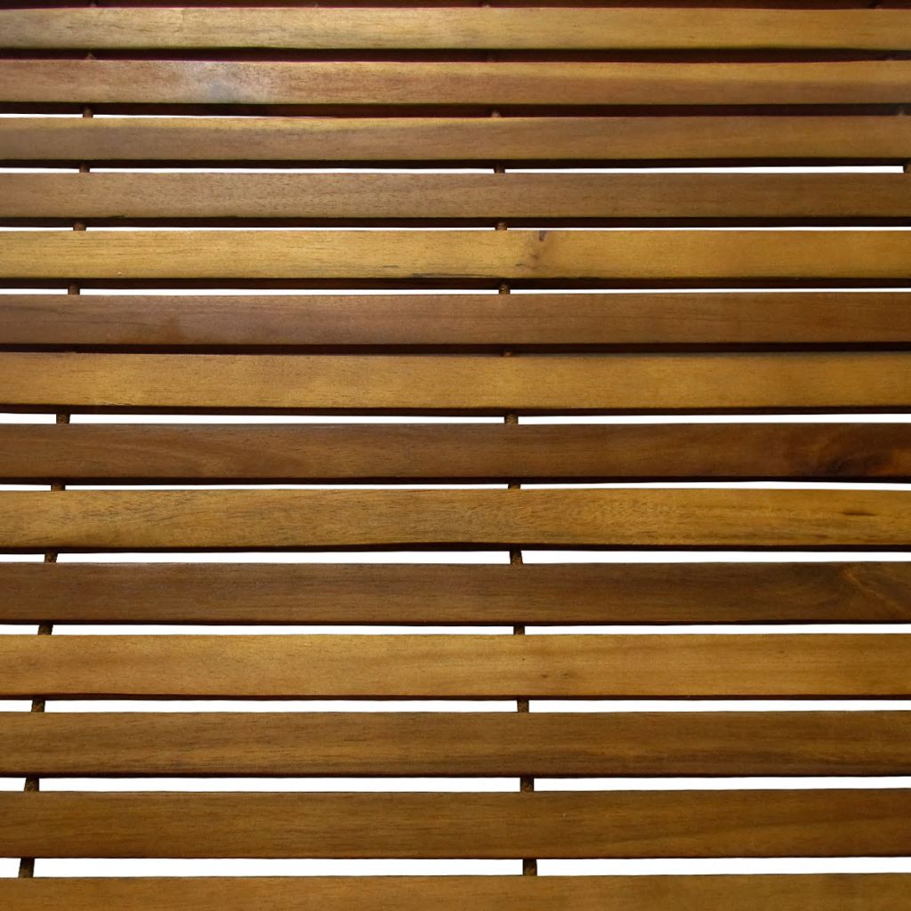 vidaXL Bathmat with Rubber Backing Bath Runner Bathroom Mat Acacia Hardwood